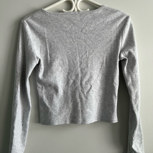 Grey brandy henley top - Picture 3 of 3